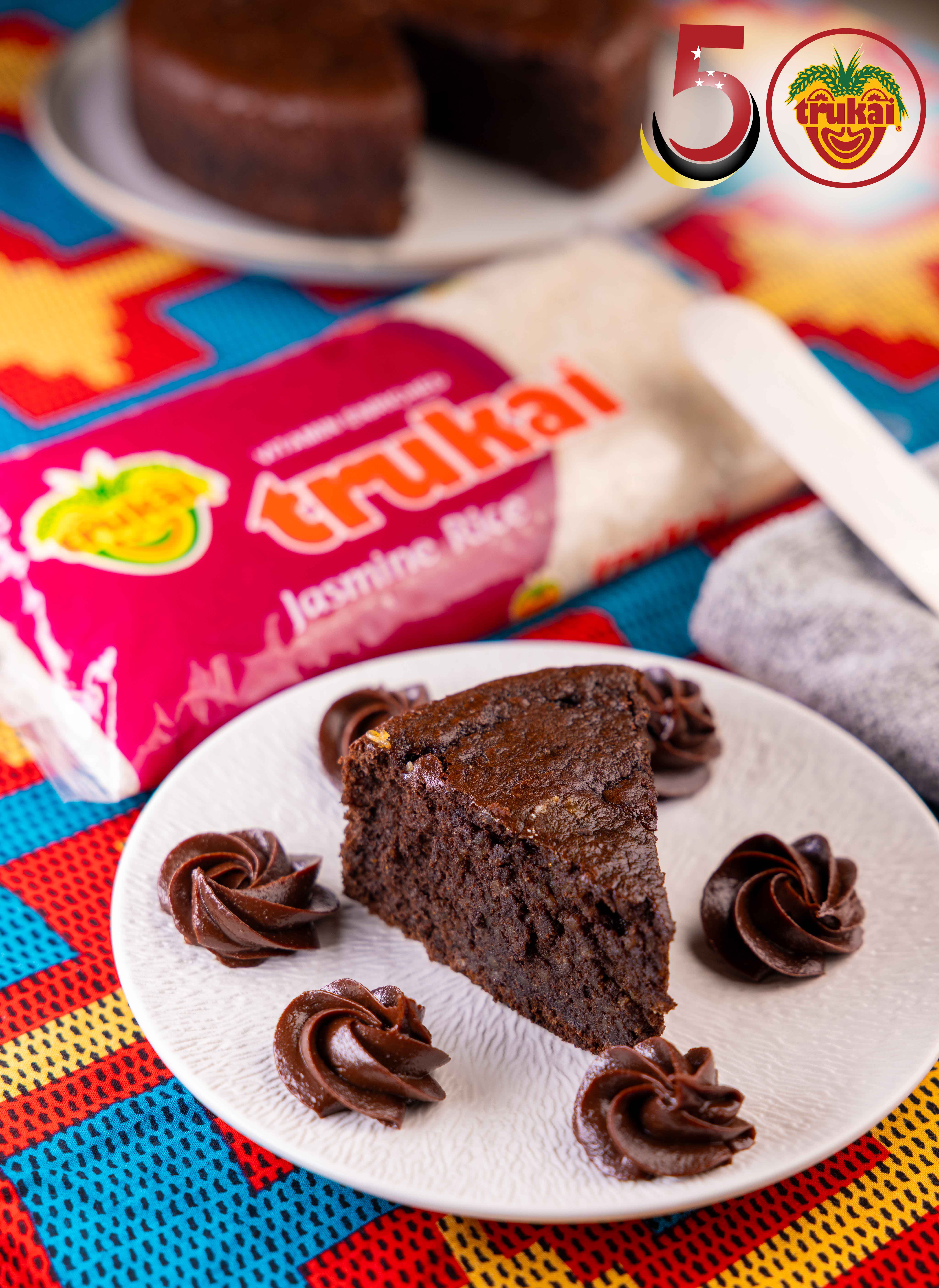 Left over Chocolate Rice Cake