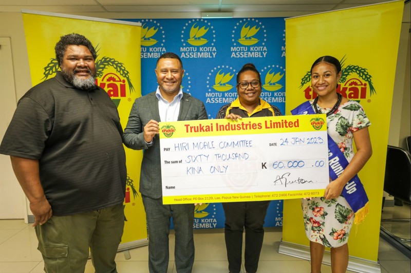 Trukai renews Hiri Moale festival sponsorship 