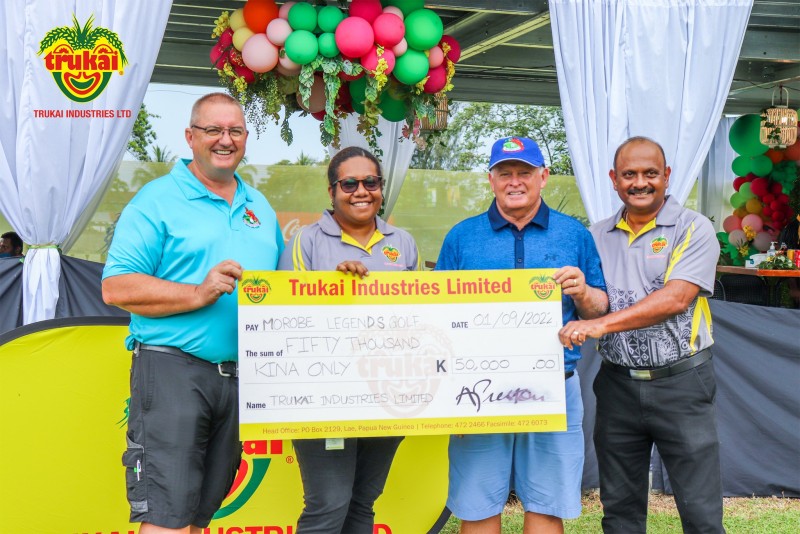 Trukai Supports Morobe Golf Legends Tournament