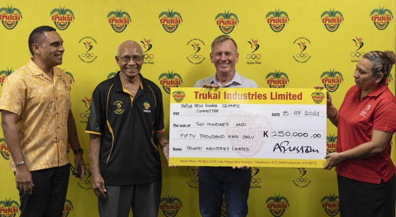 Trukai backs Team PNG with K250, 000