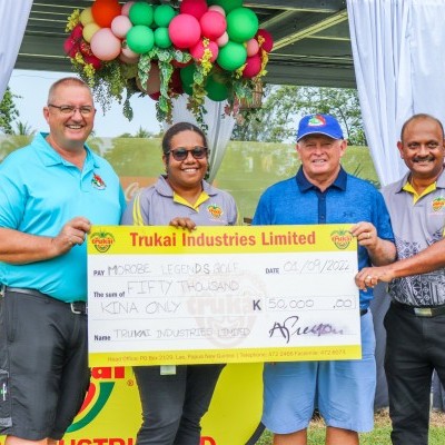 Trukai Supports Morobe Golf Legends Tournament