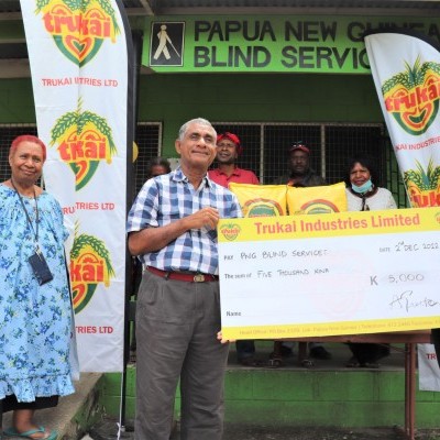 Trukai assists Blind Centre to commemorate Disability Day
