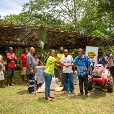 Trukai supports local farmer with Village Sustainability Kit