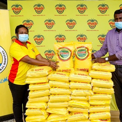 Trukai Supports major hospital with rice